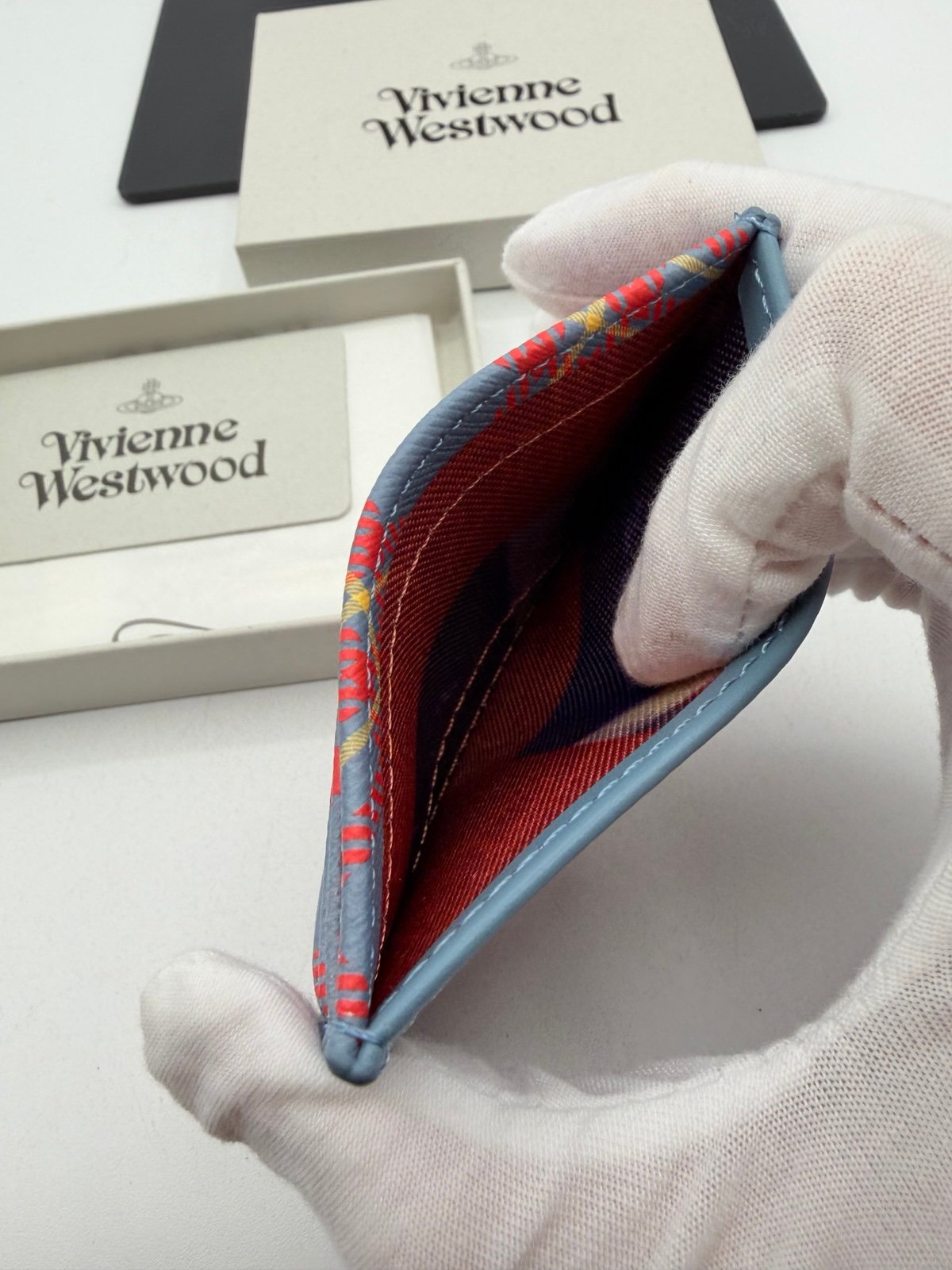 Pre-Owned Vivienne Westwood plaid card holder
