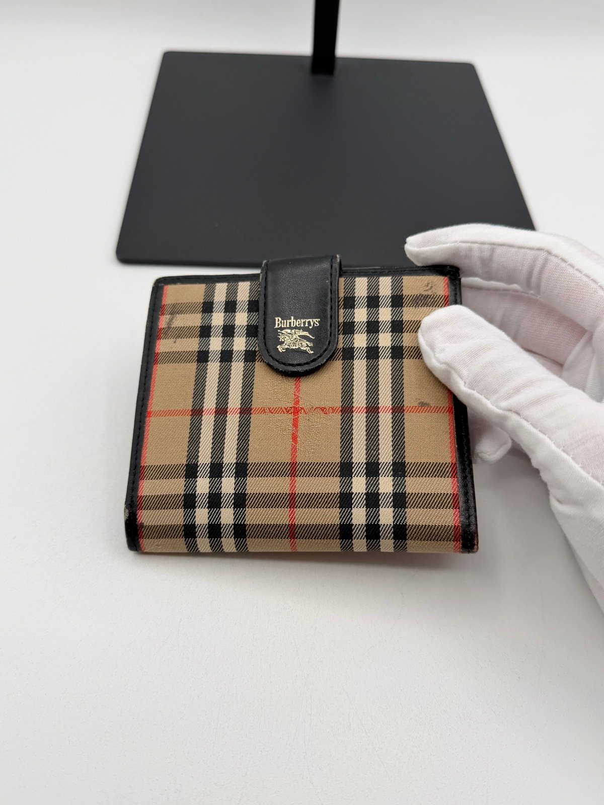 Pre-Owned Burberry Vintage Nova Plaid wallet
