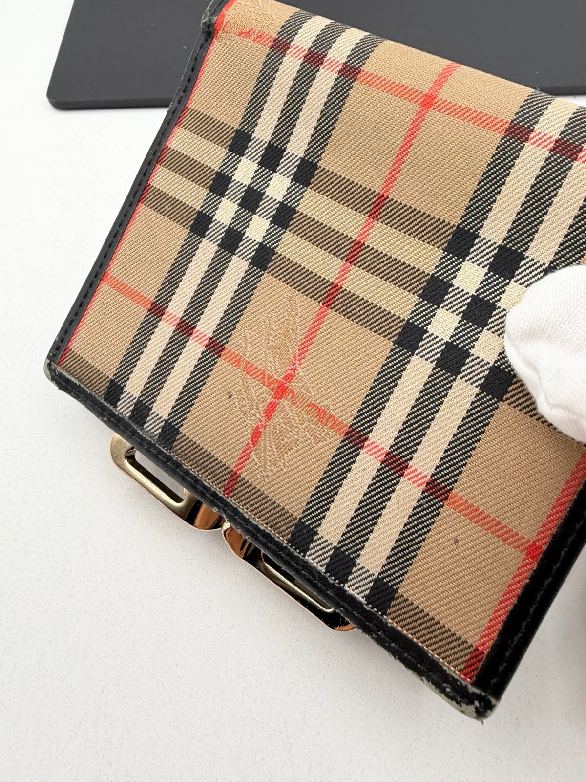 Pre-Owned Burberry Vintage Nova Plaid wallet