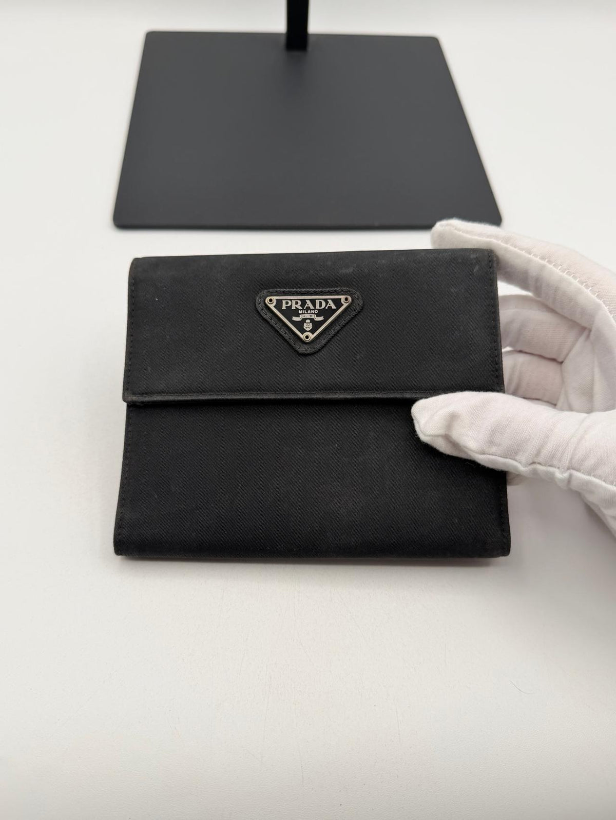 Pre-Owned Prada Nylon Tri fold Wallet