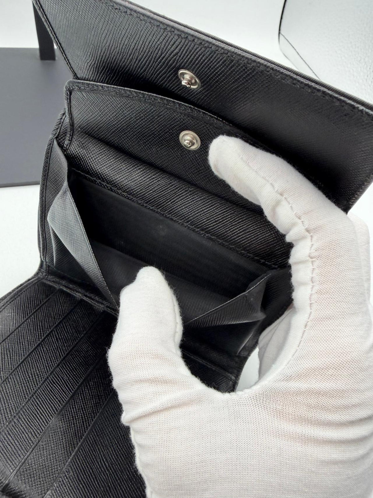 Pre-Owned Prada Nylon Tri fold Wallet