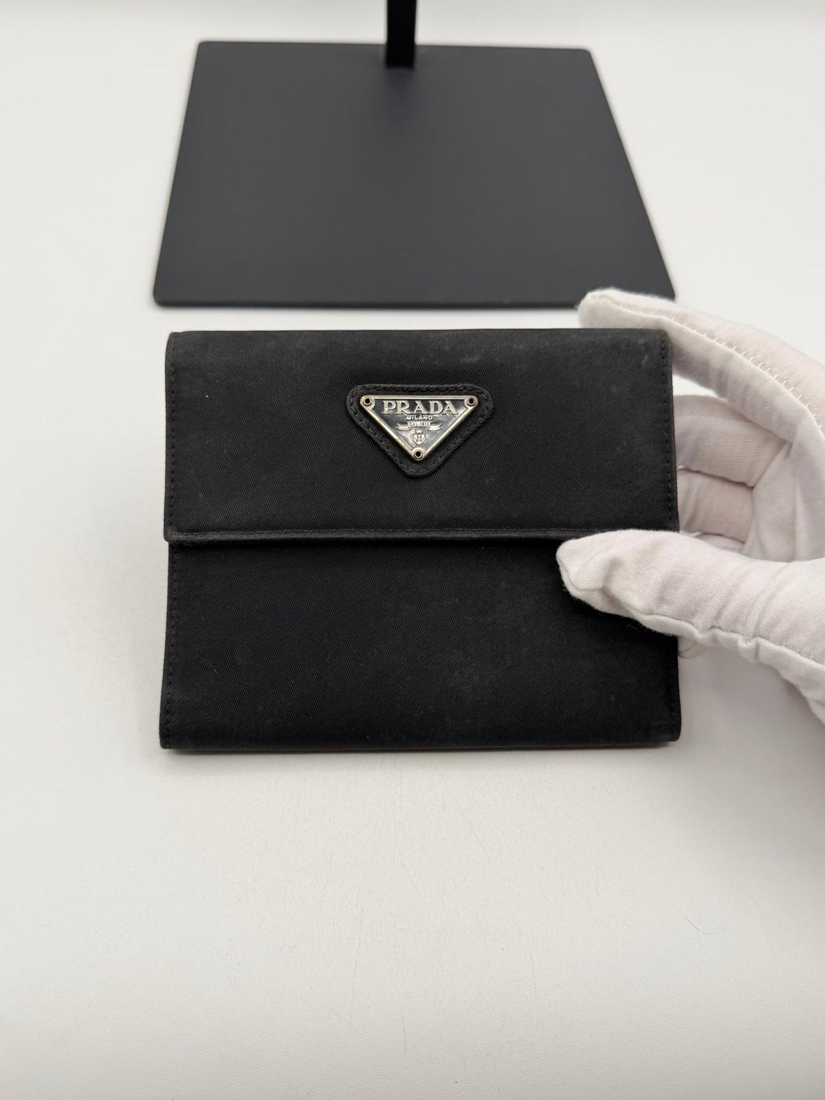 Pre-Owned Prada Nylon Tri fold Wallet