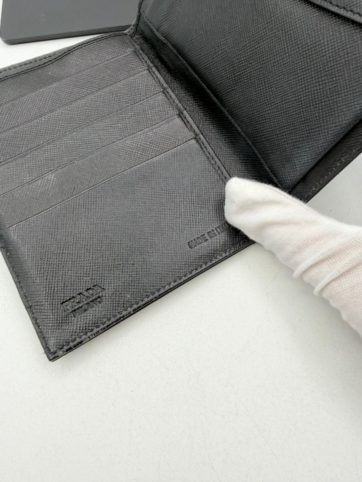 Pre-Owned Prada Nylon Tri fold Wallet