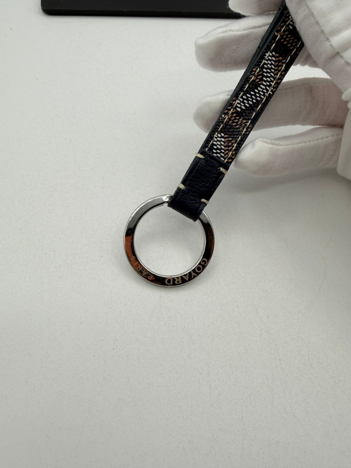 Pre-Owned Goyard Sesame Key ring
