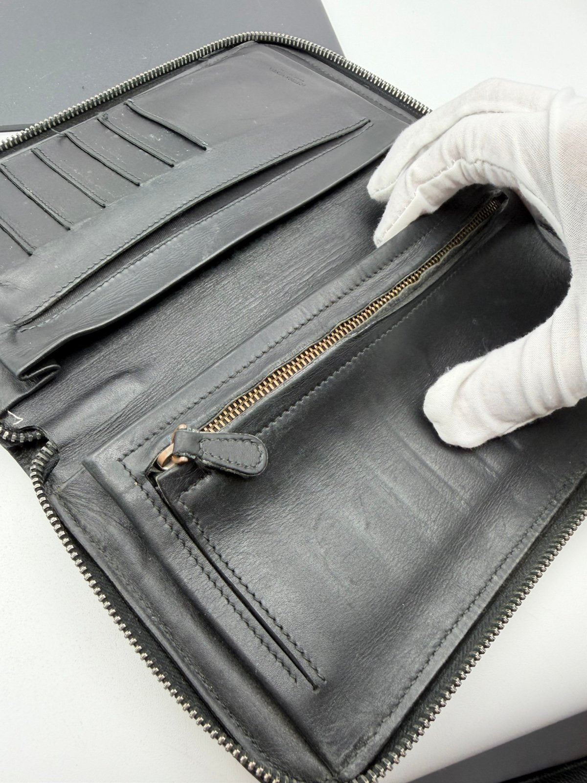 Pre-Owned Bottega Veneta Large Clutch Wallet