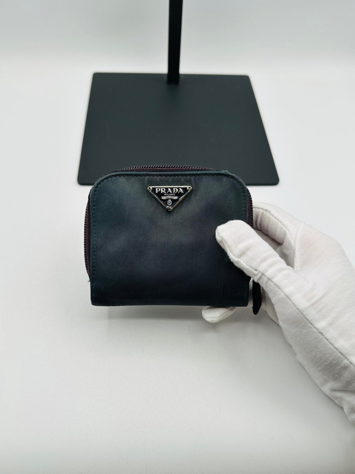 Pre-Owned Prada Nylon Zip Around Wallet