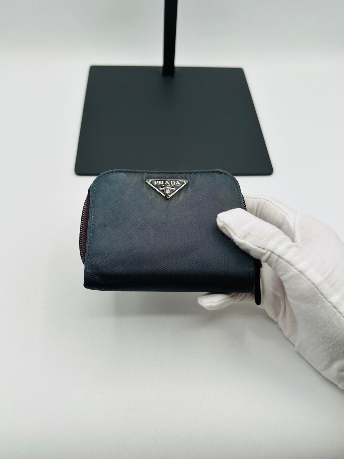 Pre-Owned Prada Nylon Zip Around Wallet