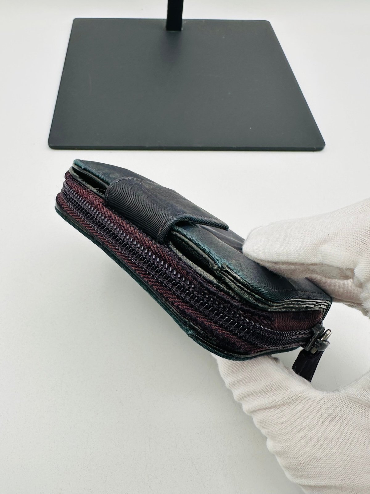 Pre-Owned Prada Nylon Zip Around Wallet