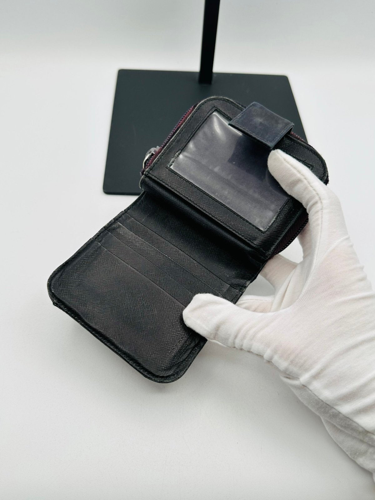 Pre-Owned Prada Nylon Zip Around Wallet