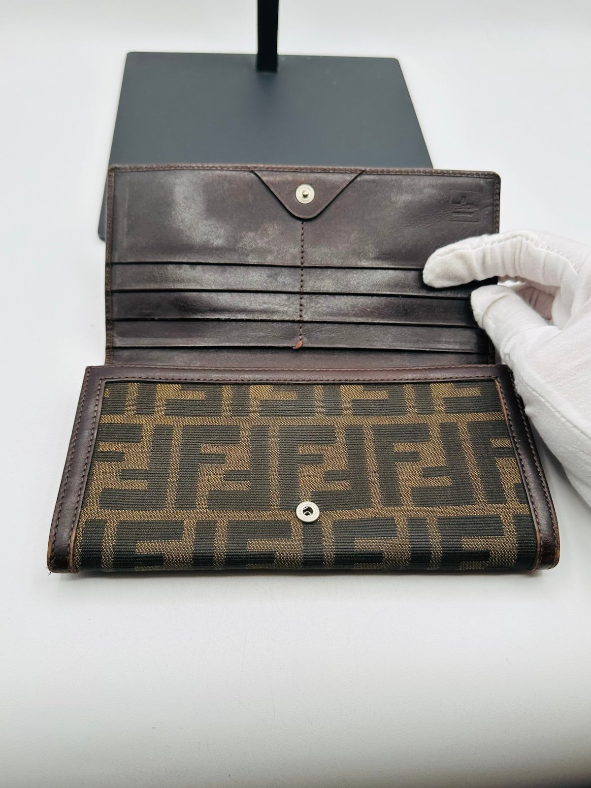 Pre-Owned Fendi Long Flap Wallet