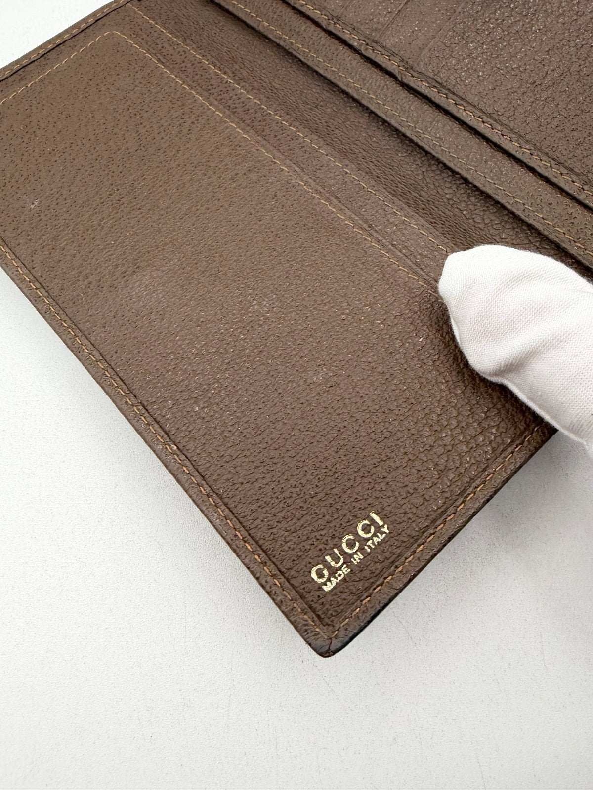 Pre-Owned Gucci Long Leather Wallet