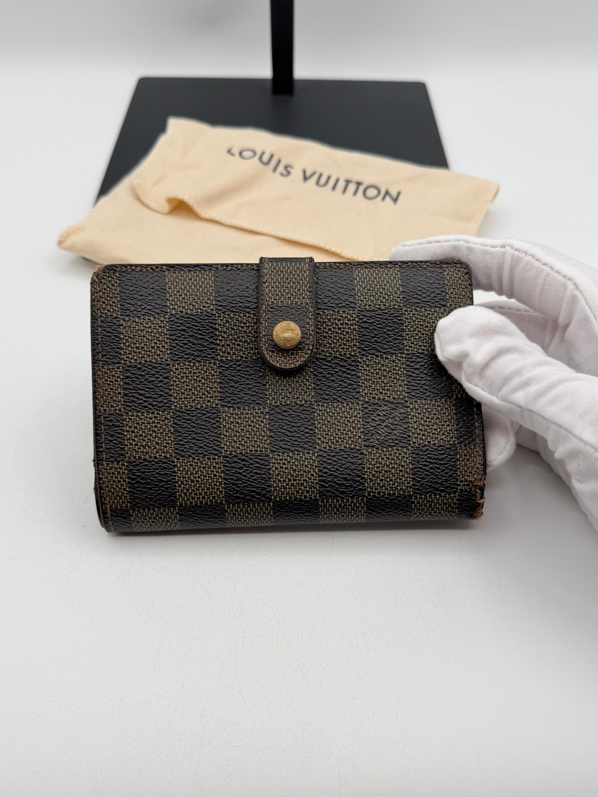 Pre-Owned Louis Vuitton Damier Kisslock Wallet