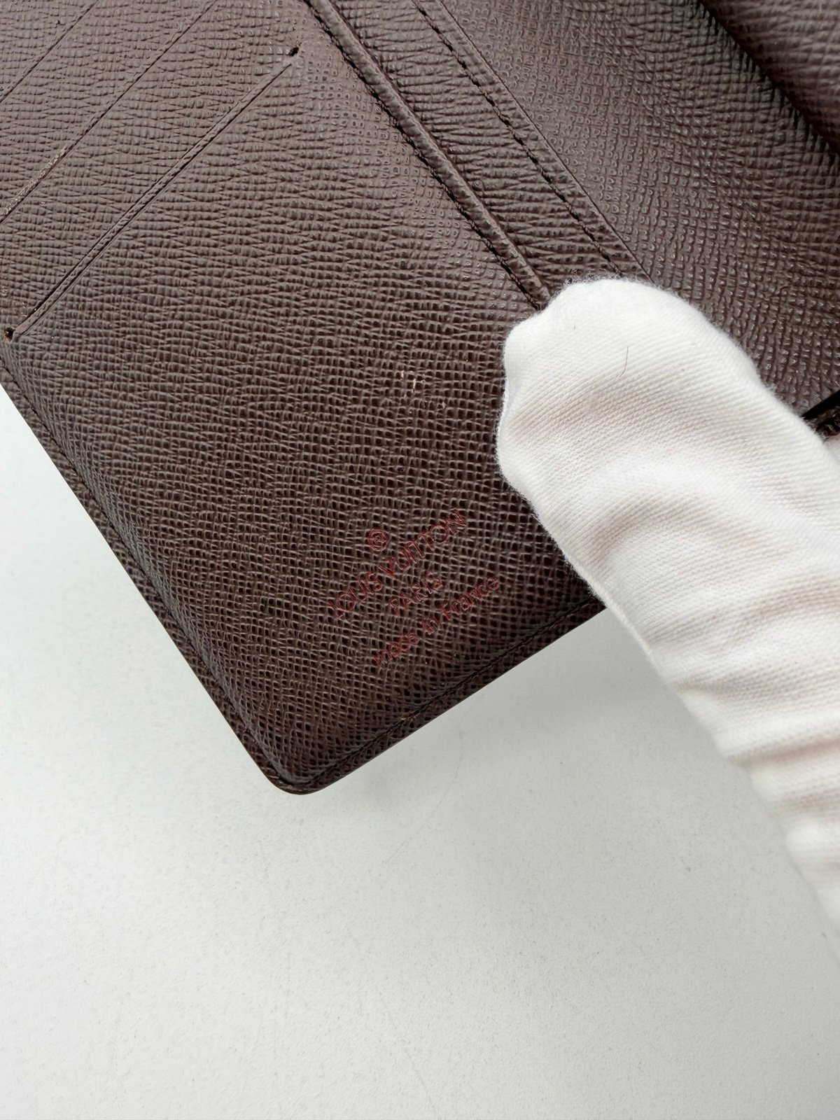 Pre-Owned Louis Vuitton Damier Kisslock Wallet
