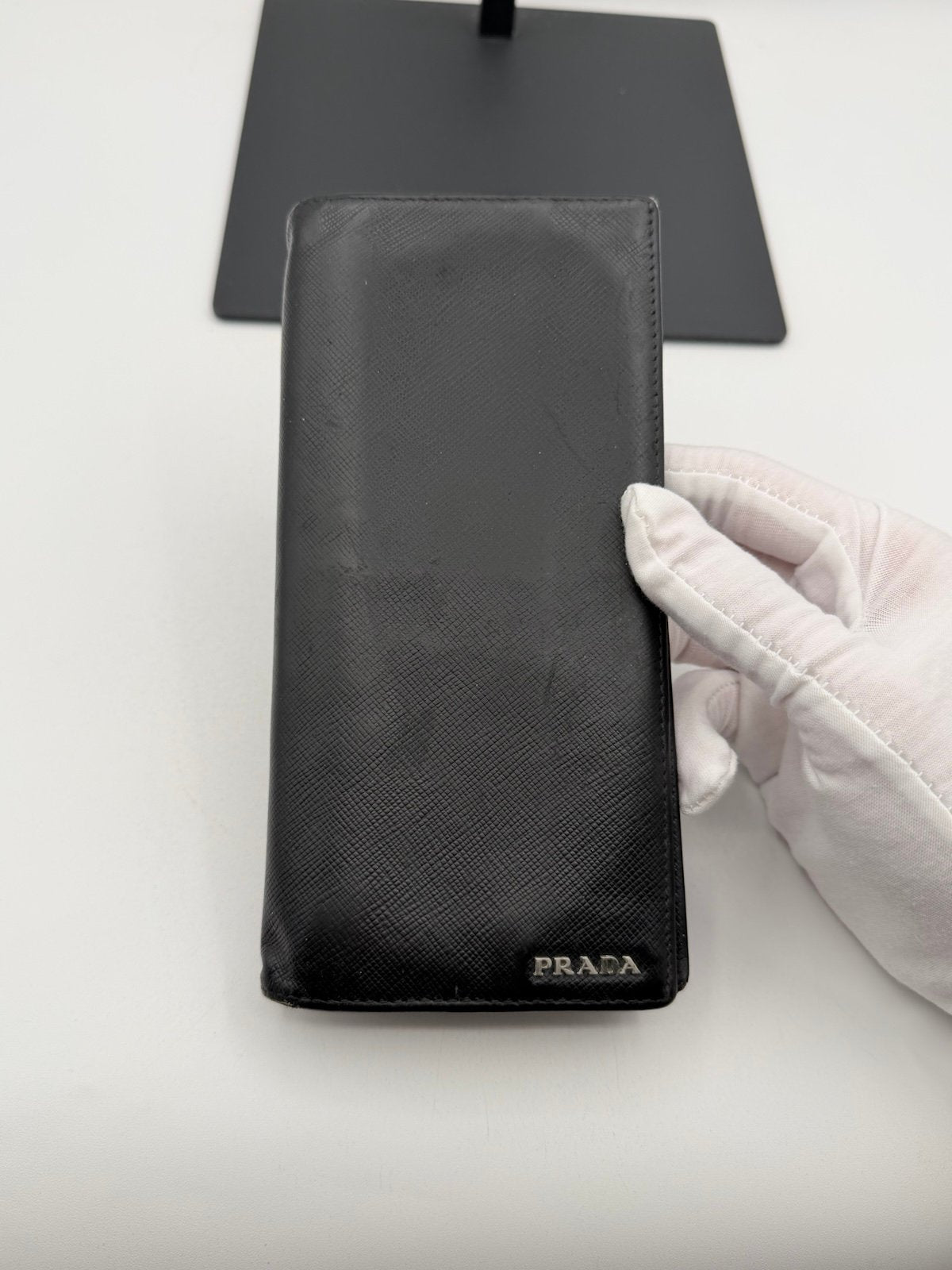 Pre-Owned Prada Long Bi Fold Wallet