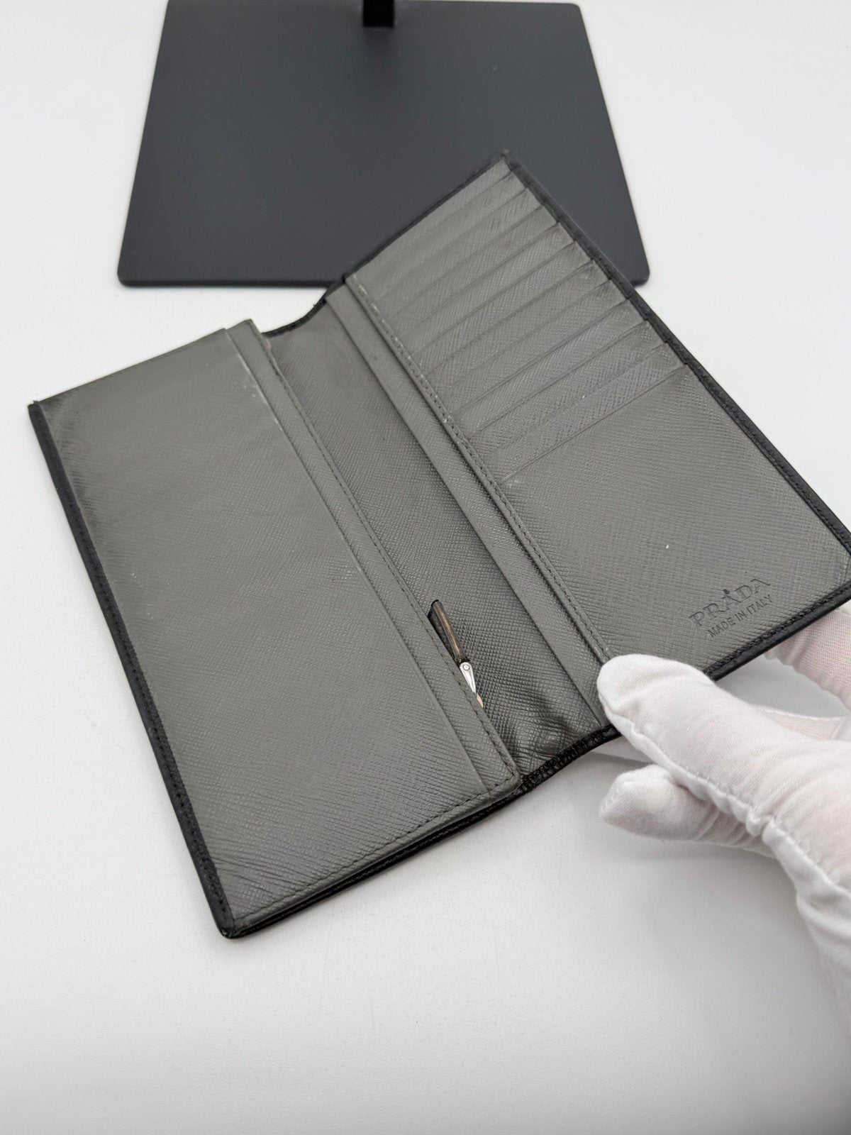 Pre-Owned Prada Long Bi Fold Wallet