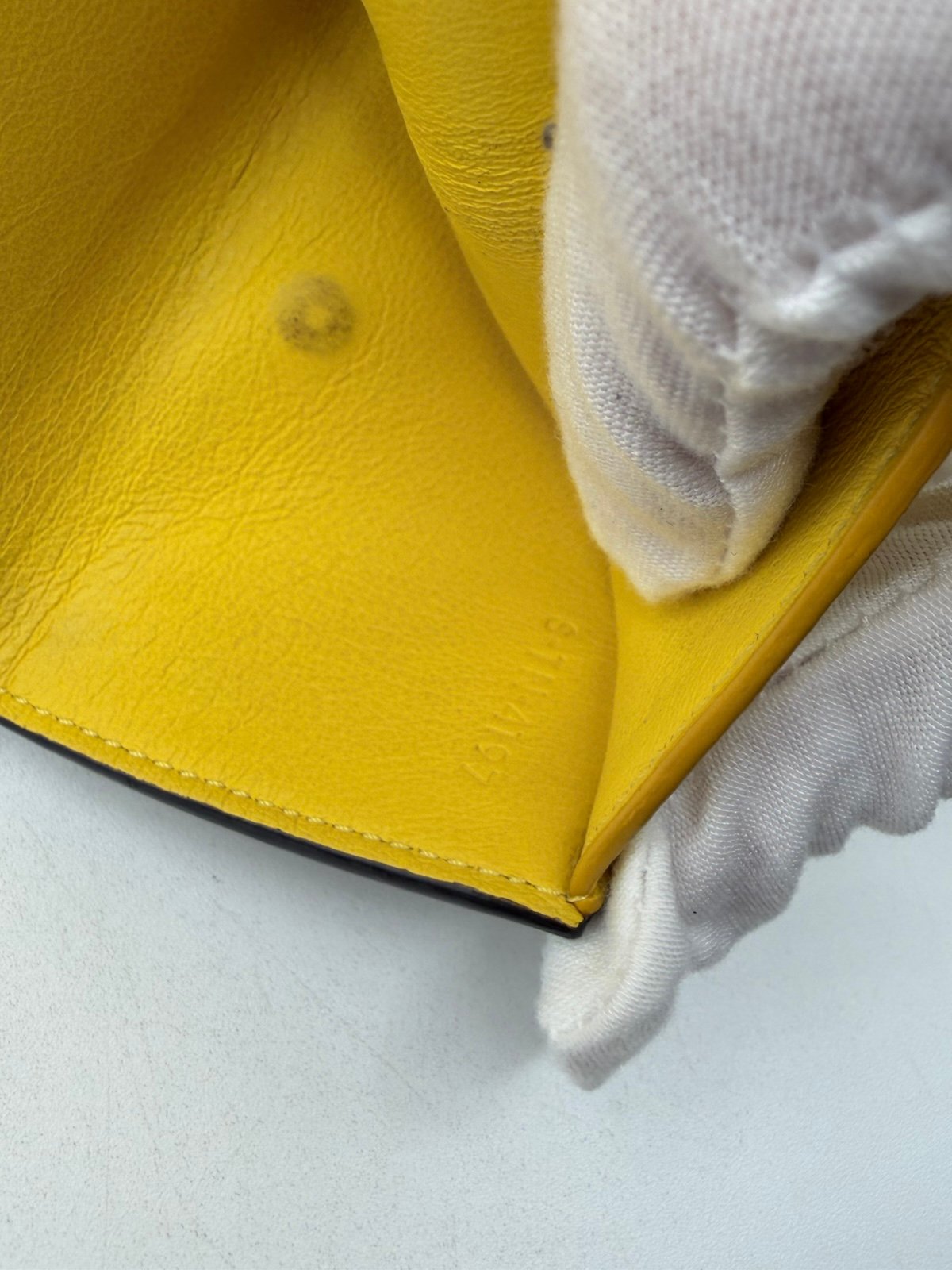 Pre-Owned Celine Pebbled Leather Wallet
