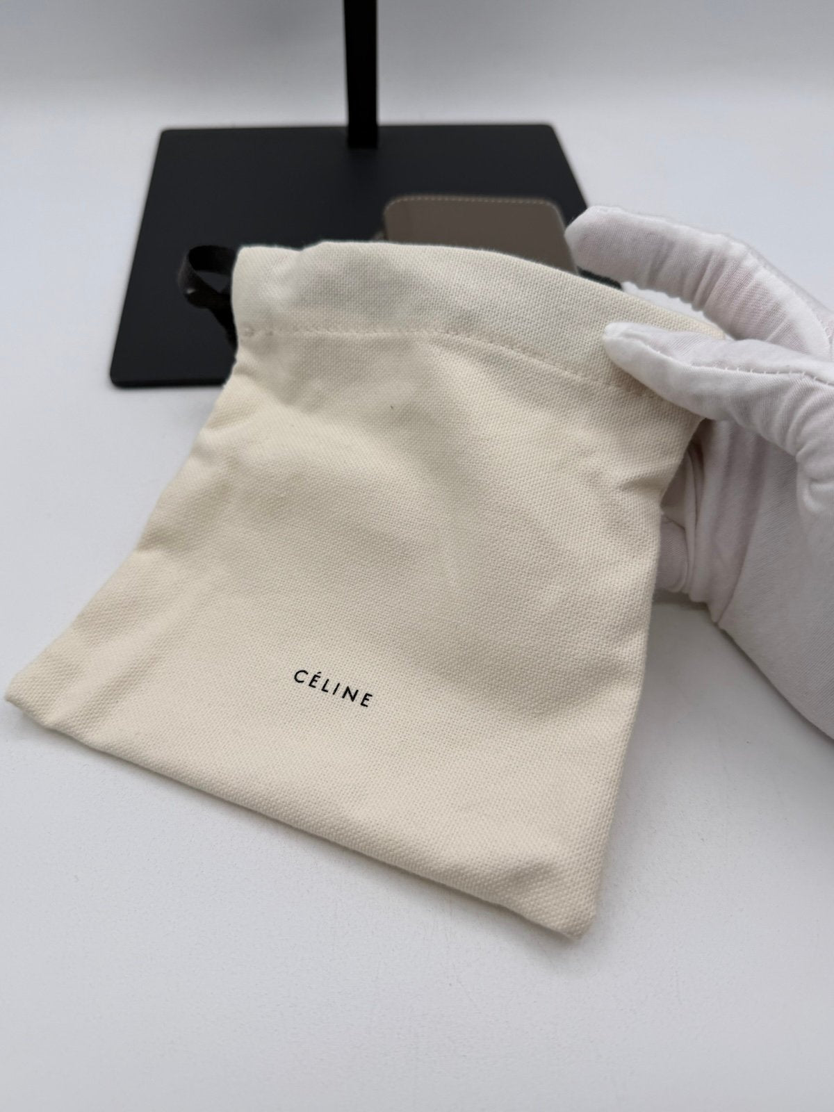 Pre-Owned Celine Pebbled Leather Wallet