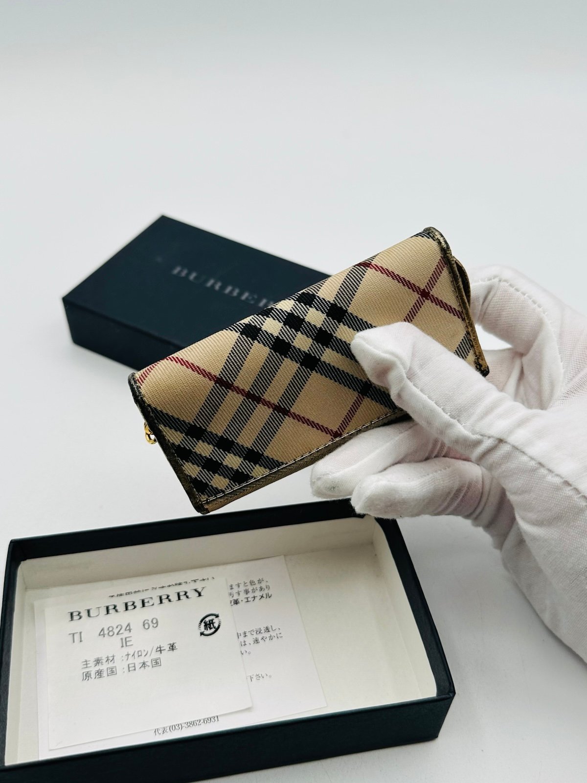 Pre-Owned Burberry Key Holder Wallet