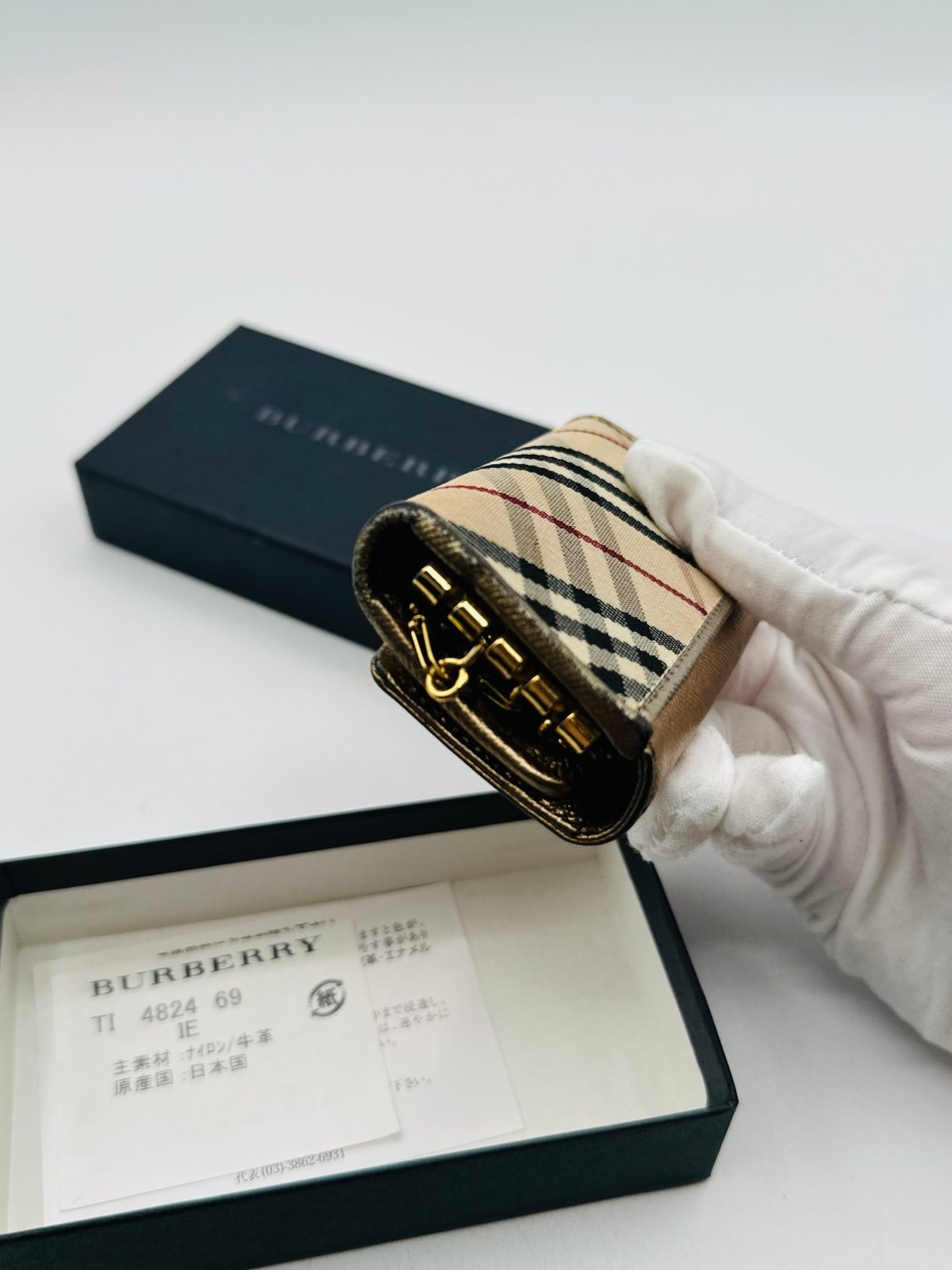 Pre-Owned Burberry Key Holder Wallet