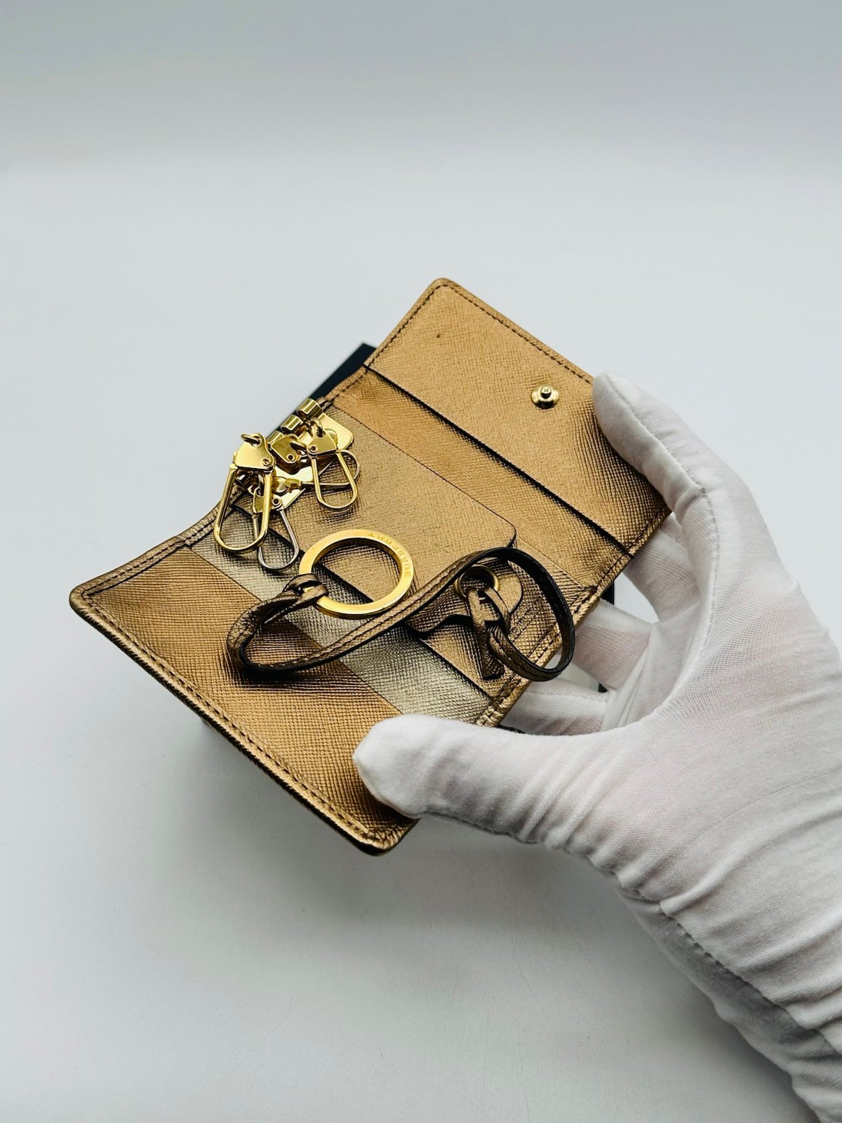 Pre-Owned Burberry Key Holder Wallet