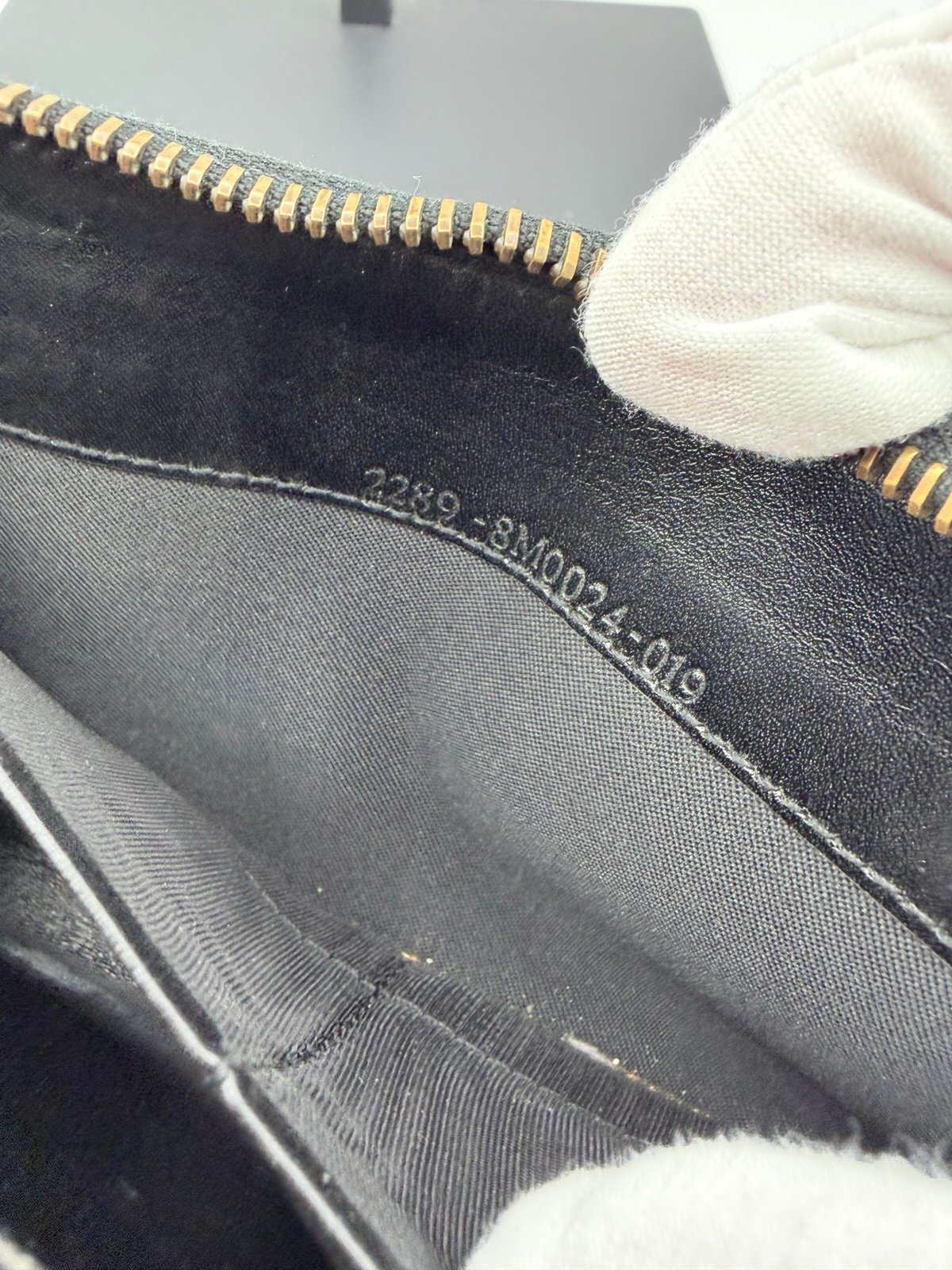 Pre-Owned Fendi Zucca Monogram Zip Around Wallet