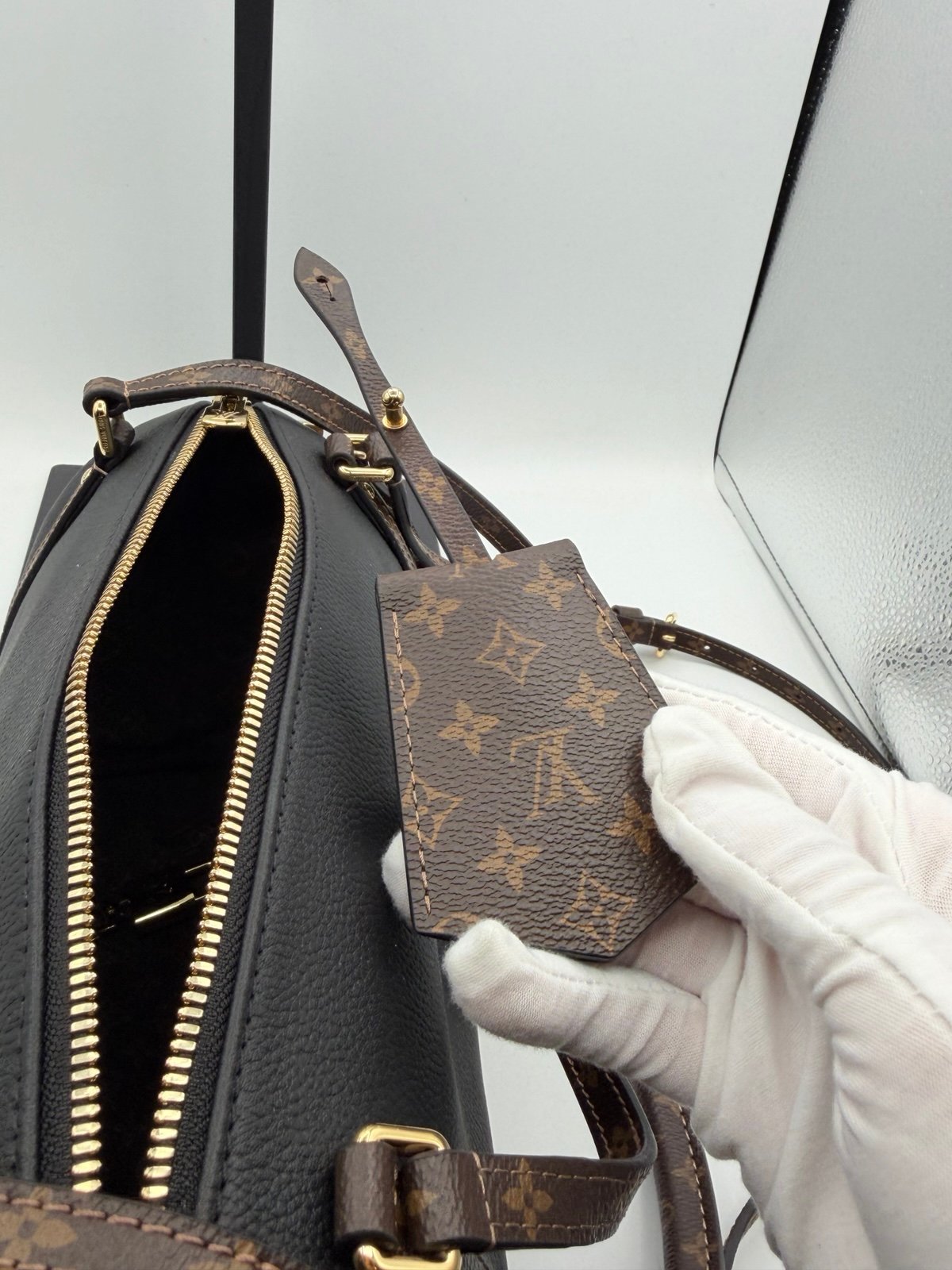 Pre-Owned Louis Vuitton Leather Calfskin Monogram Express PM