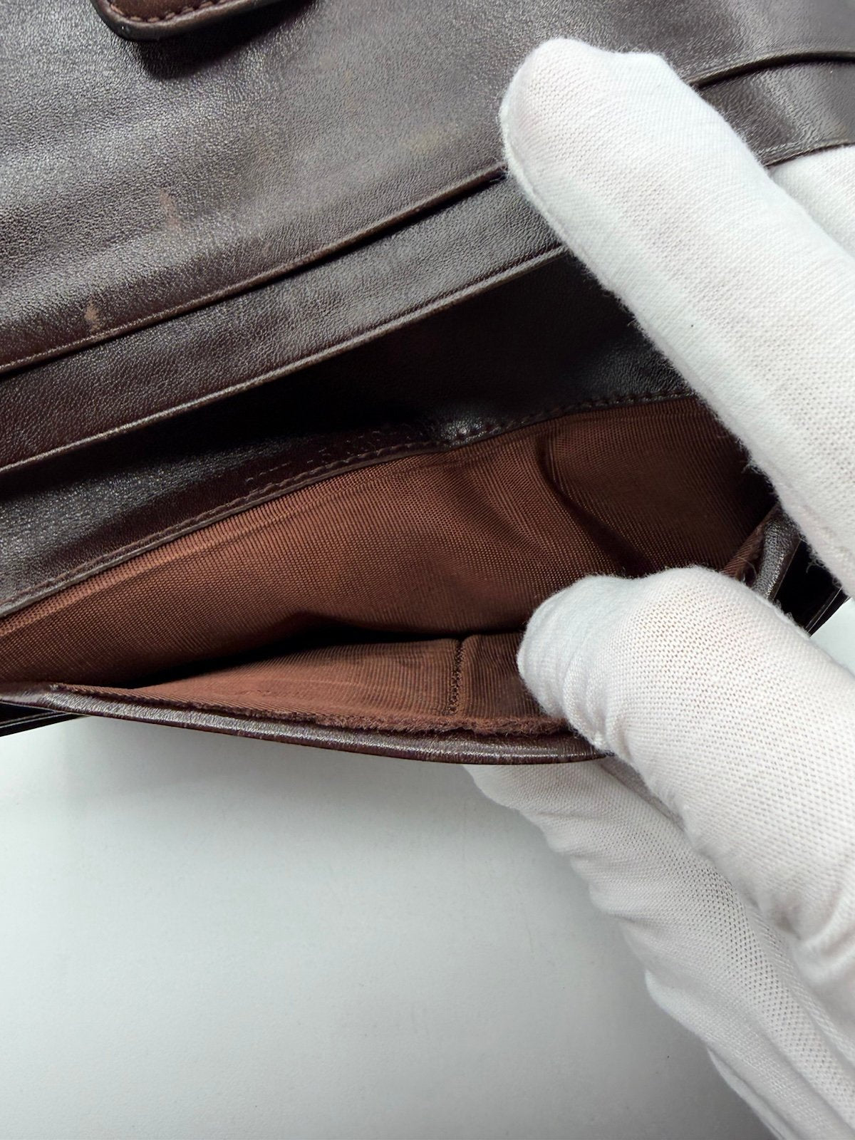 Pre-Owned Fendi Long Zucca Wallet