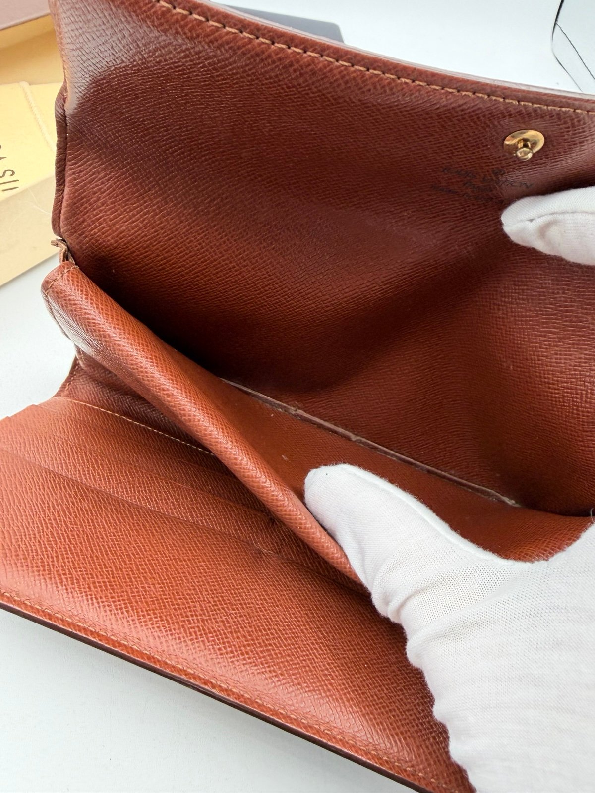 Pre-Owned Louis Vuitton Long Tri Fold Monogram Wallet