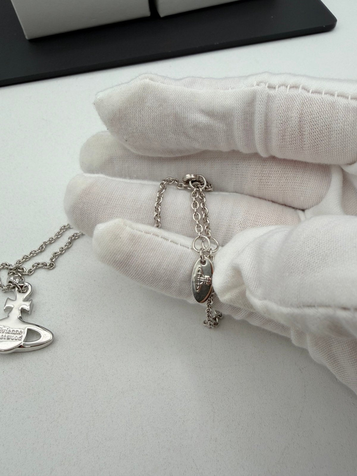 Pre-Owned Vivienne Westwood Orb Pendant Necklace Silver