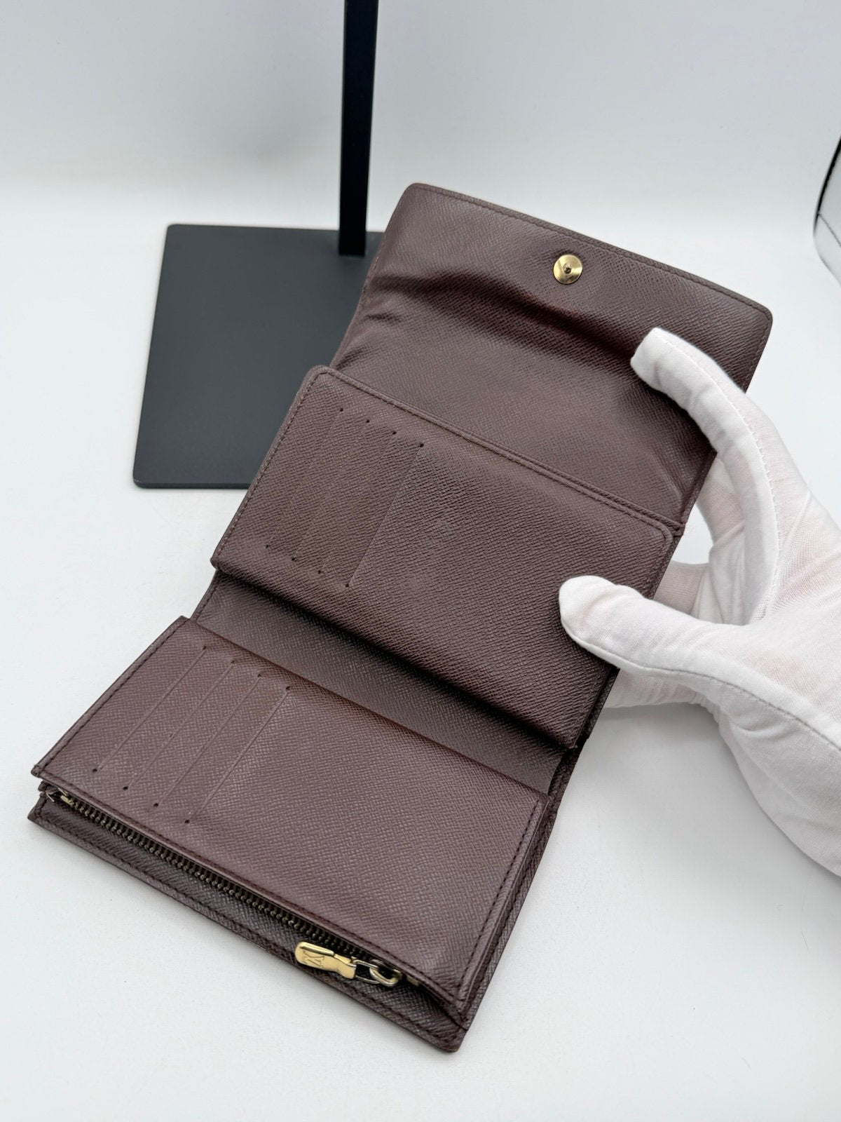 Pre-Owned Louis Vuitton Damier Tri fold Wallet