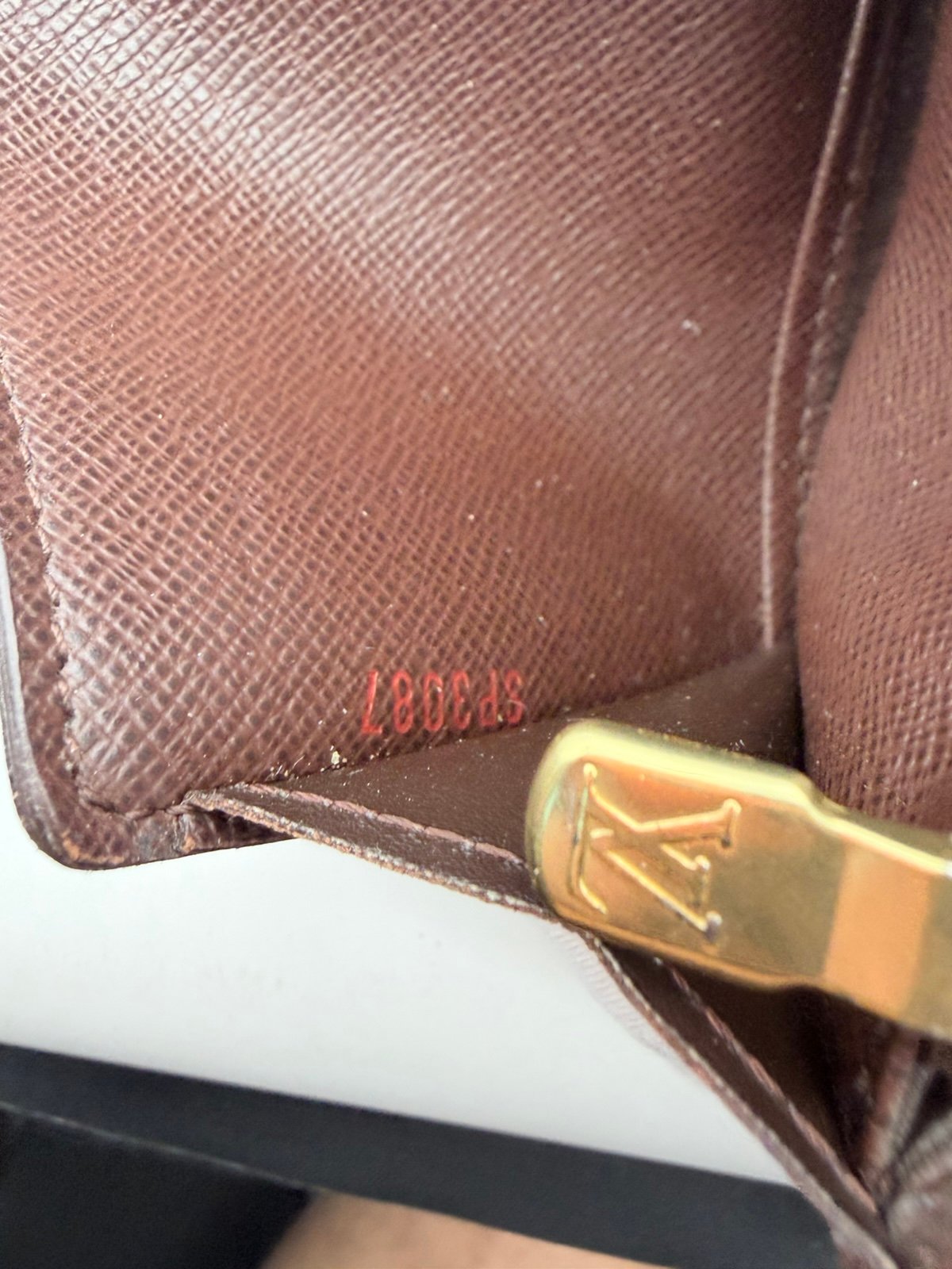 Pre-Owned Louis Vuitton Damier Tri fold Wallet