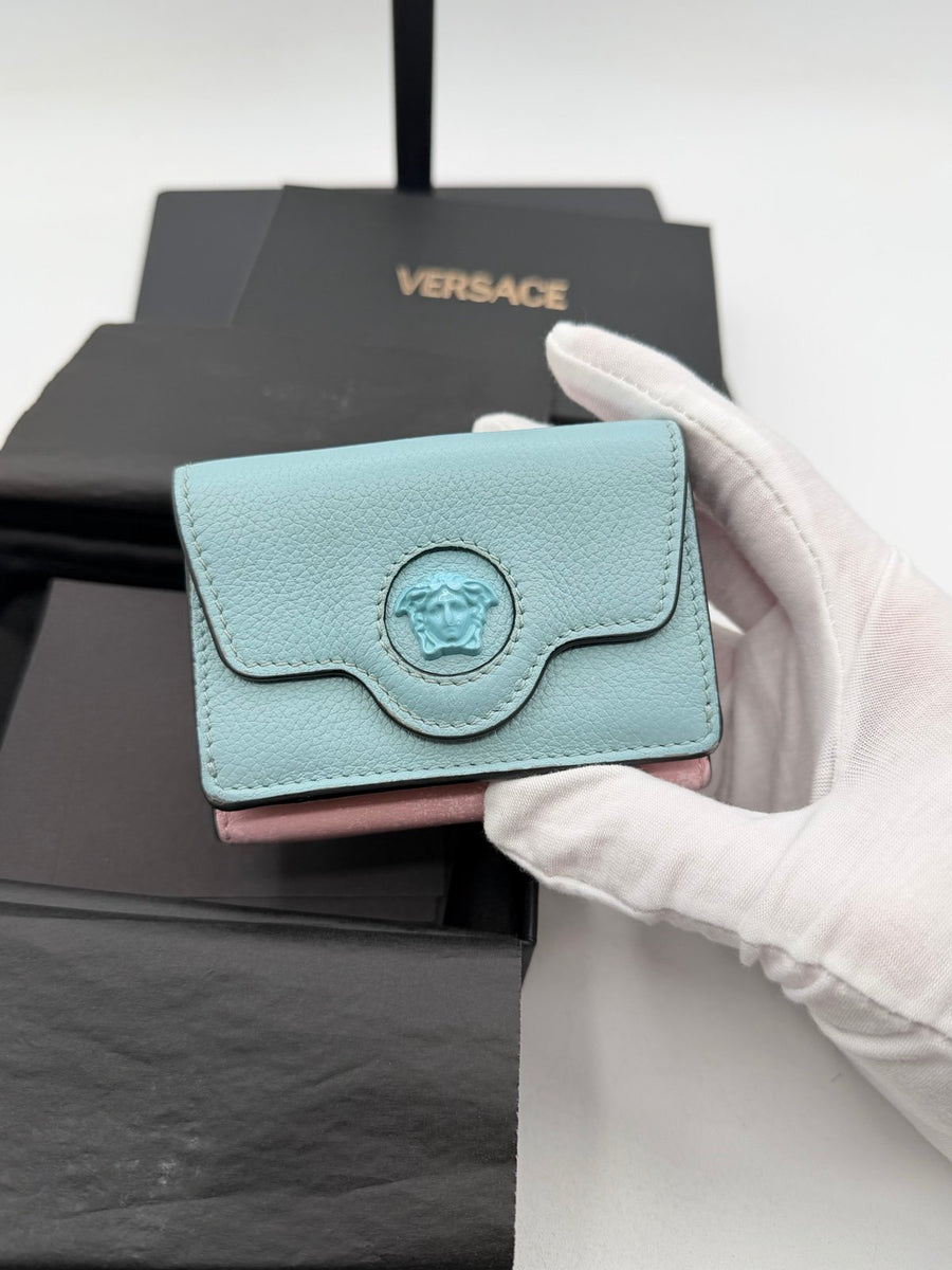 Pre-Owned Versace Medusa head Tri fold Wallet