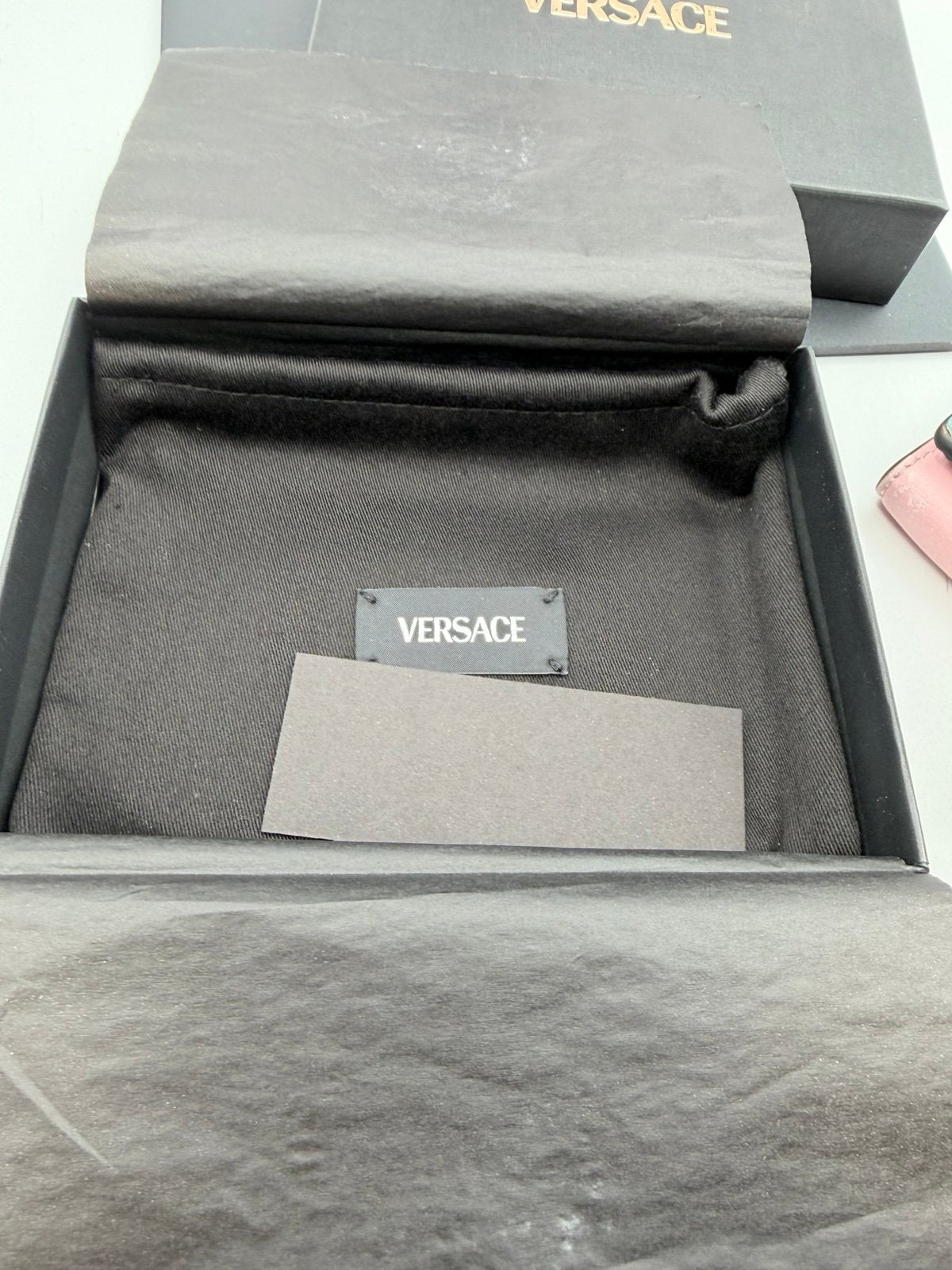 Pre-Owned Versace Medusa head Tri fold Wallet