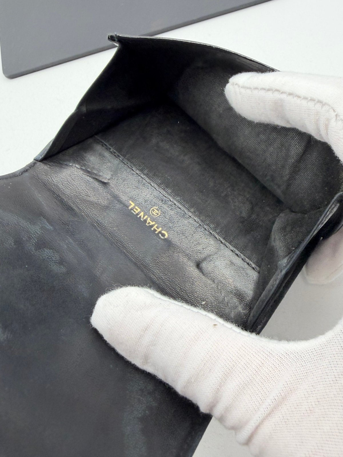 Pre-Owned Chanel Patent Leather CC Wallet