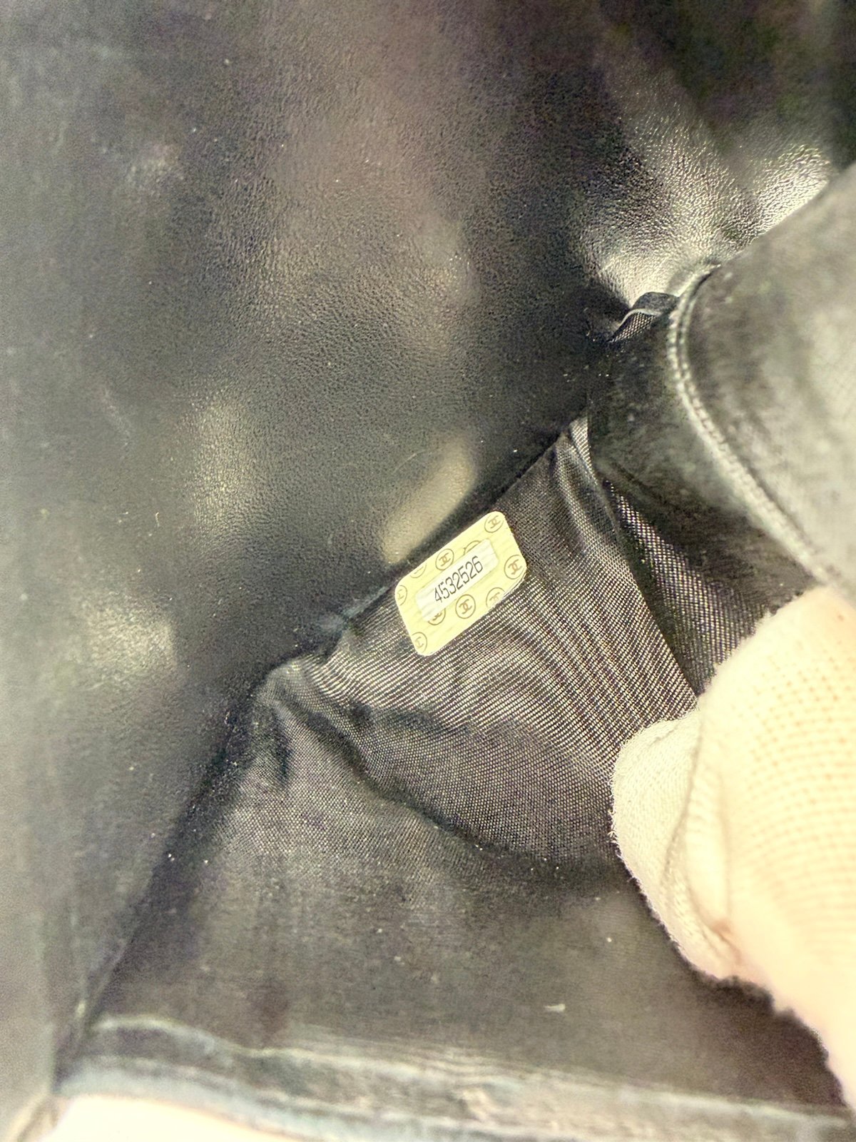 Pre-Owned Chanel Patent Leather CC Wallet