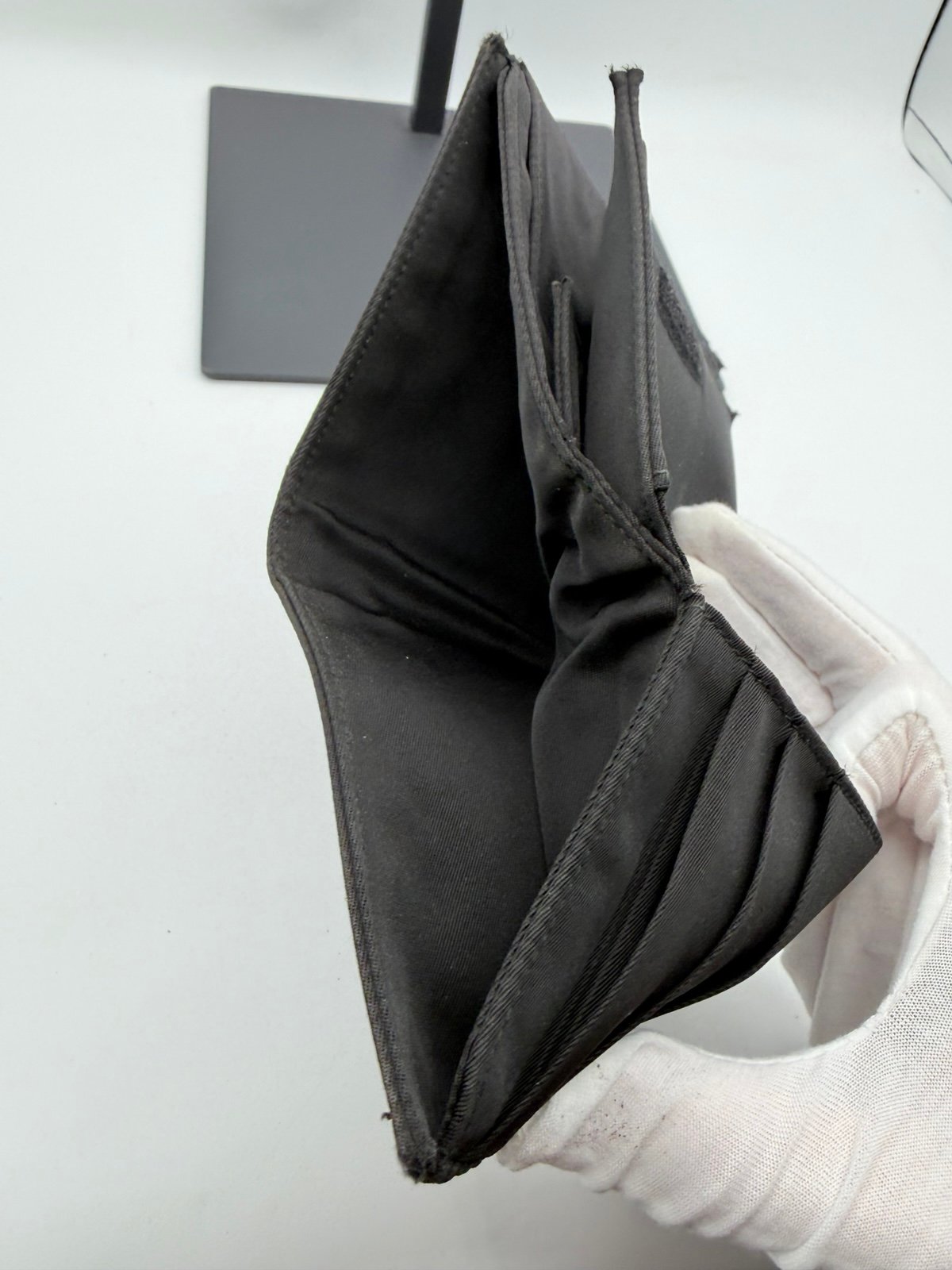 Pre-Owned Prada Nylon Bi Fold Wallet