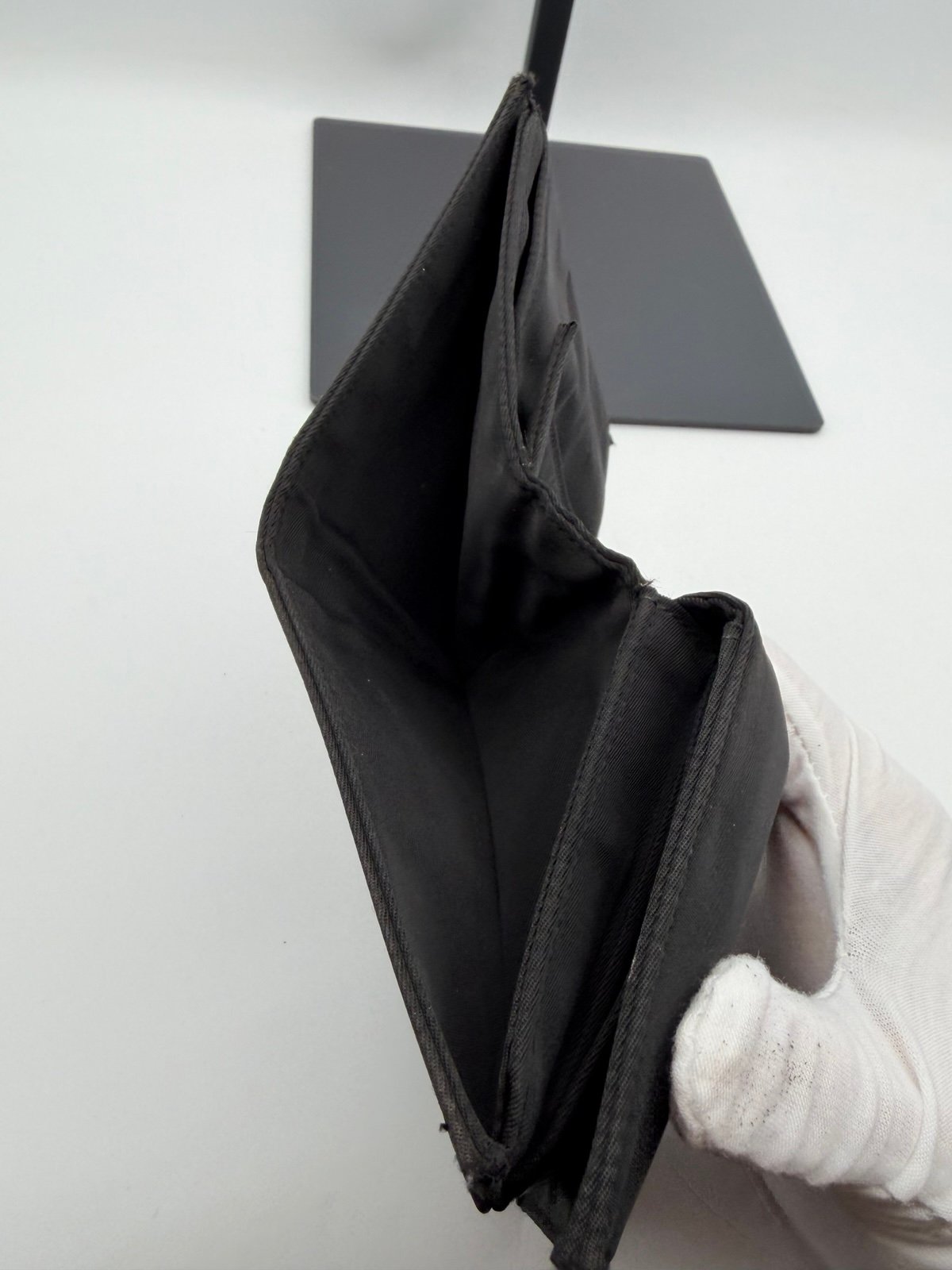 Pre-Owned Prada Nylon Bi Fold Wallet
