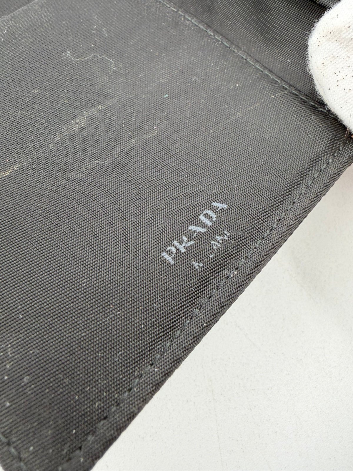 Pre-Owned Prada Nylon Bi Fold Wallet