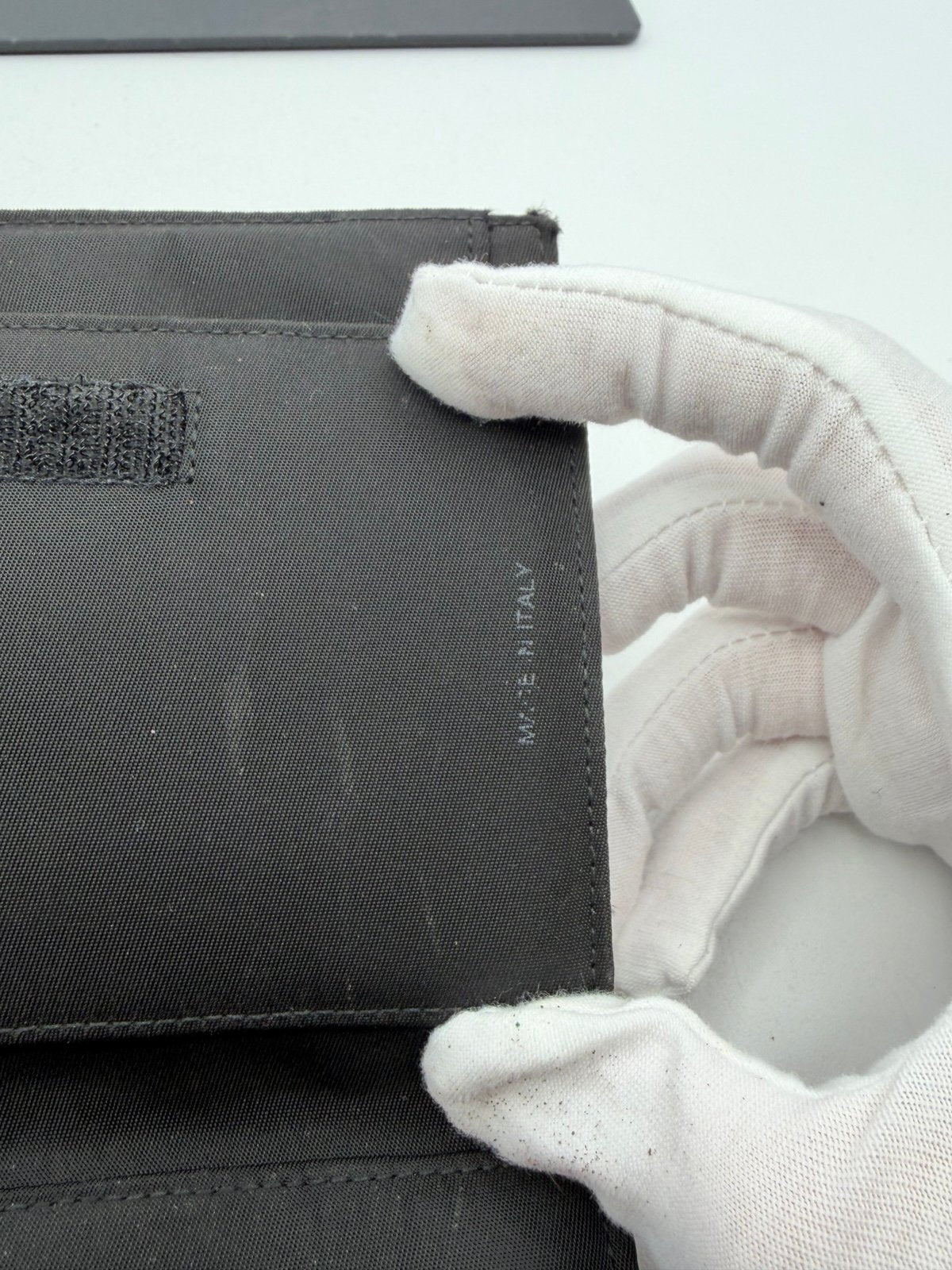 Pre-Owned Prada Nylon Bi Fold Wallet