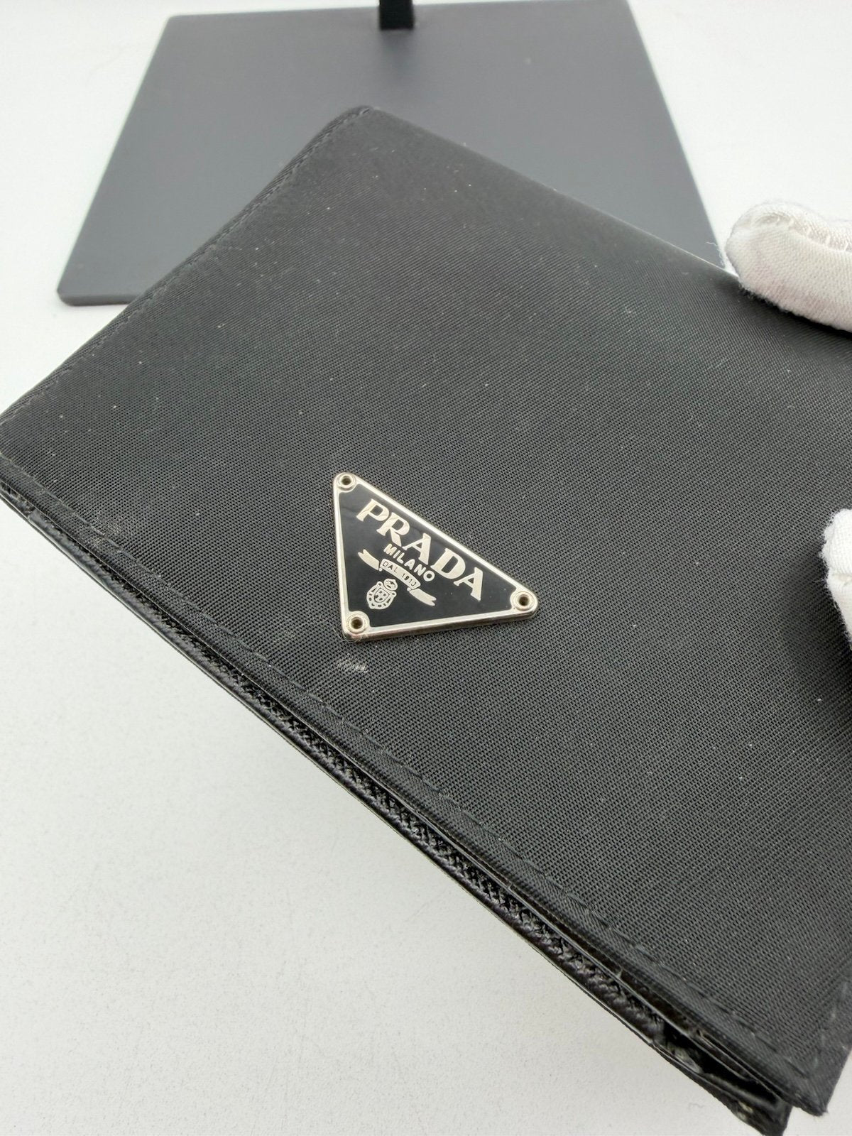 Pre-Owned Prada Nylon Multi Pocket Wallet
