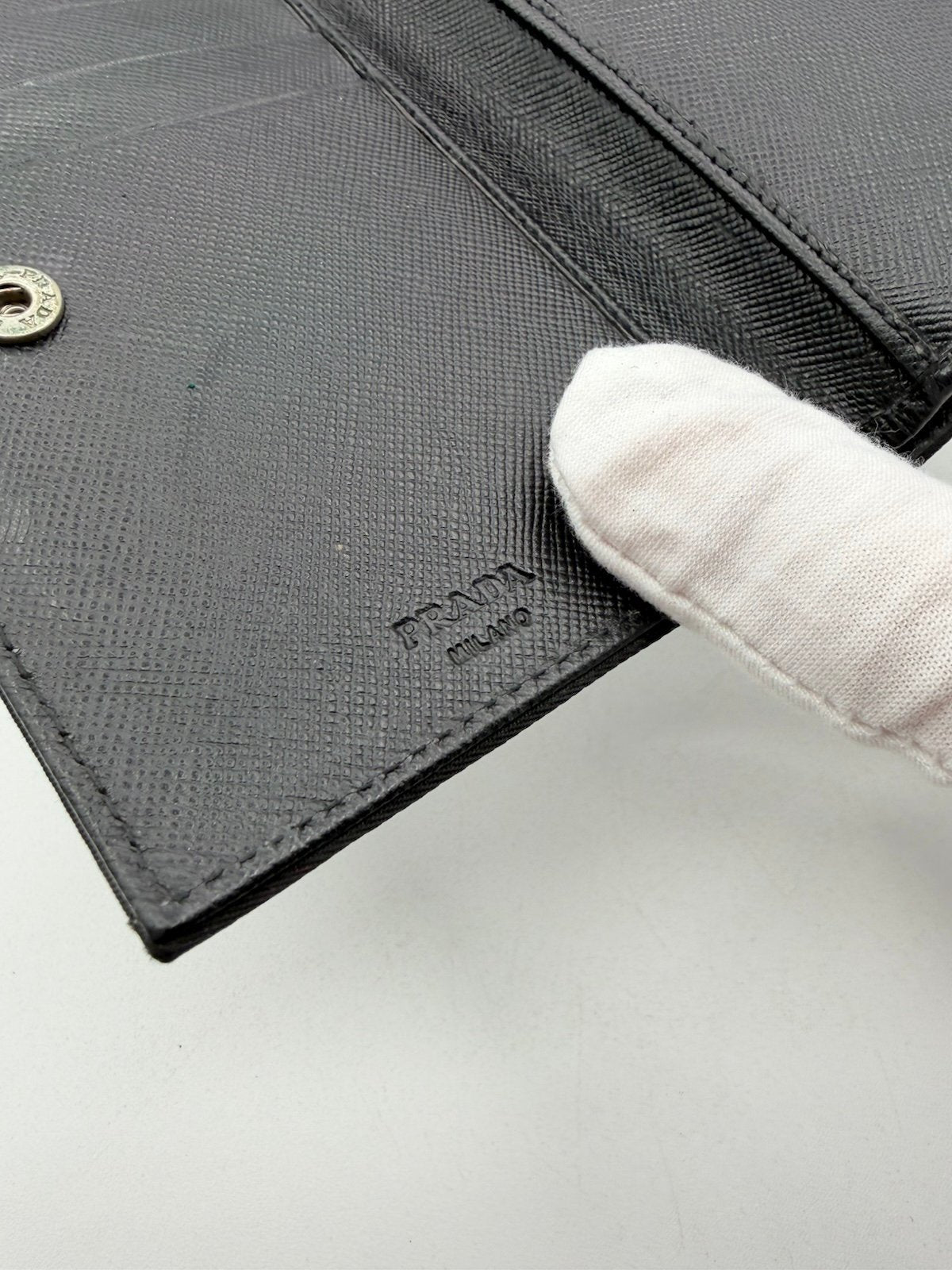 Pre-Owned Prada Nylon Multi Pocket Wallet