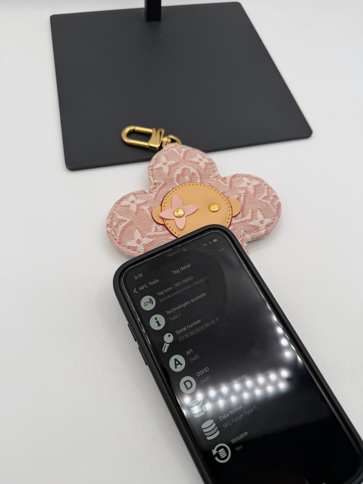 Pre-Owned Louis Vuitton Monogram Flower Keychain Bag Charm